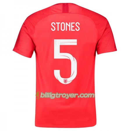 Billige Fotballdrakter England Stones 5 VM 2018 Bortedraktsett